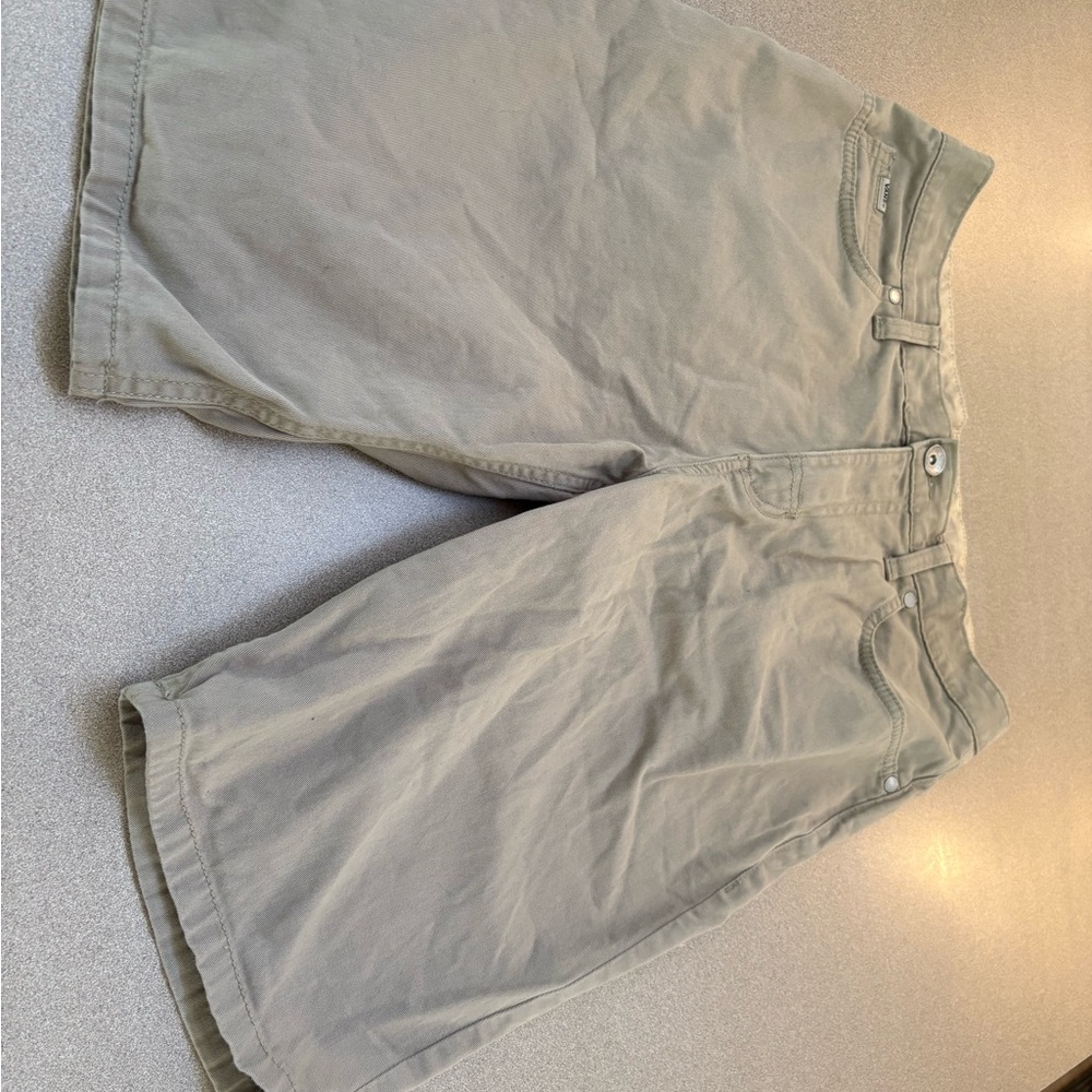 Vans Men's Light Tan Flat Front Shorts